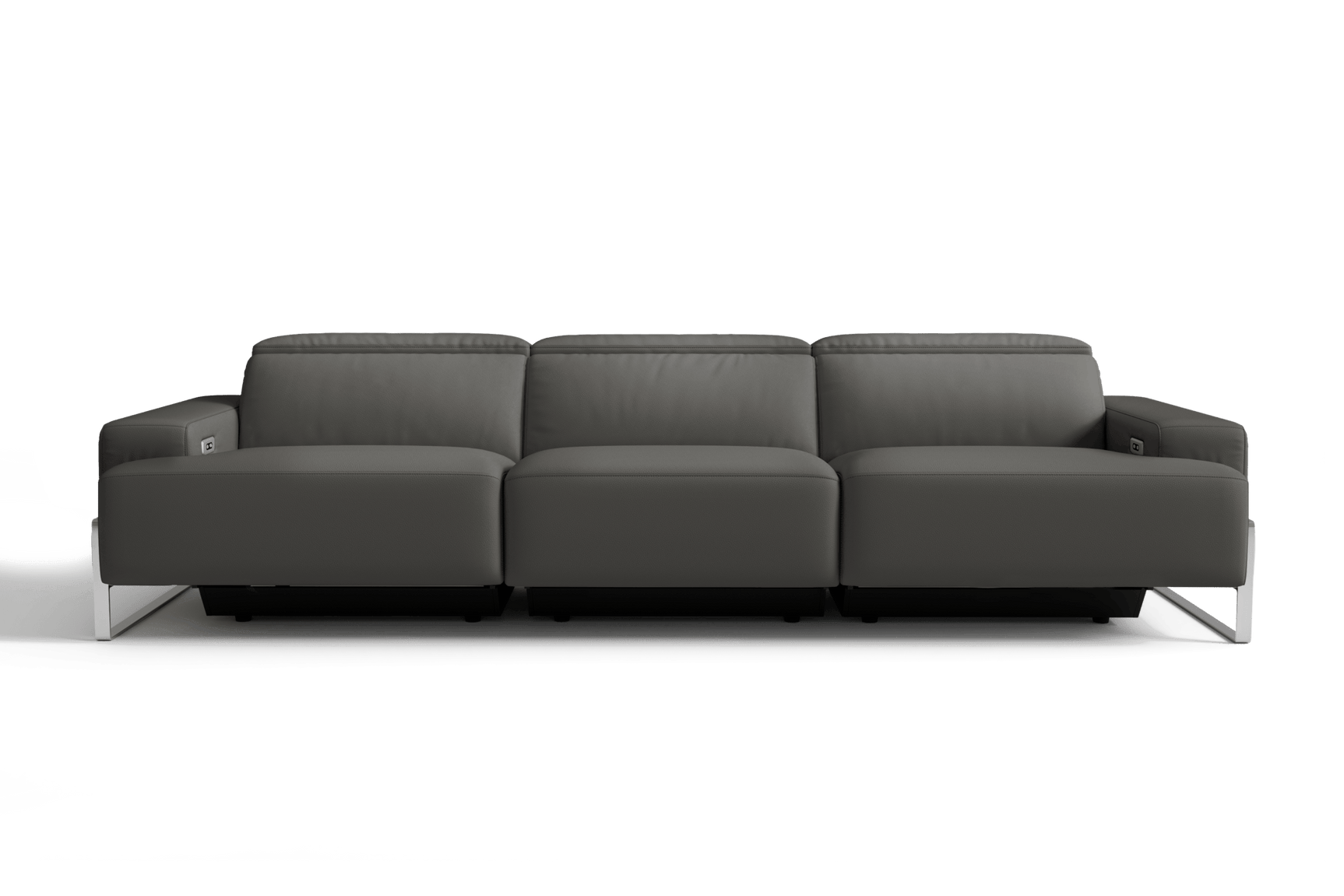 Melania Leather Reclining Sofa