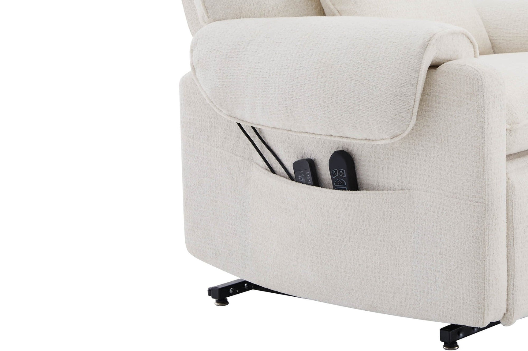 Xander Fabric Power Lift Recliner Chair with Heat & Massage