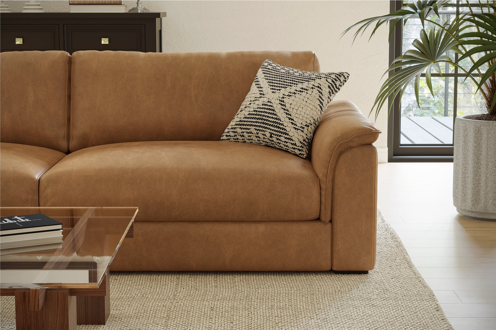 Zaira Leather Sofa