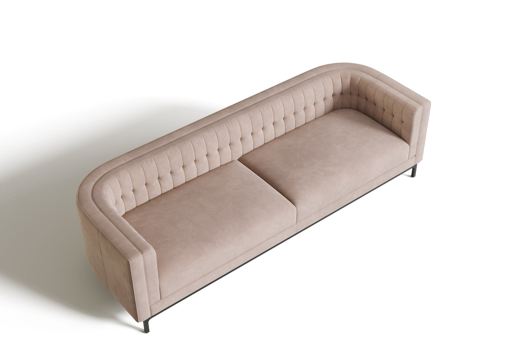 Zorion Velvet Fabric Sofa