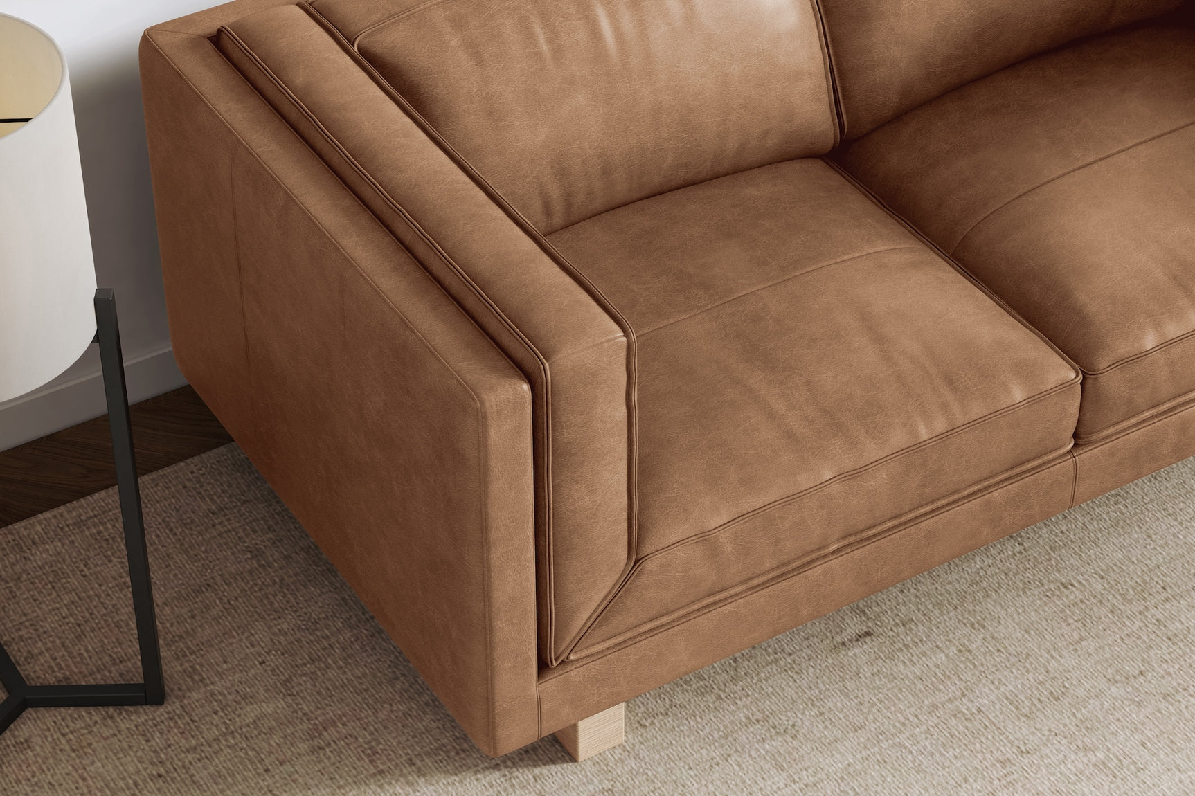 Alaina Leather Accent Chair