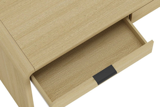 Two Drawers, Black Pulls