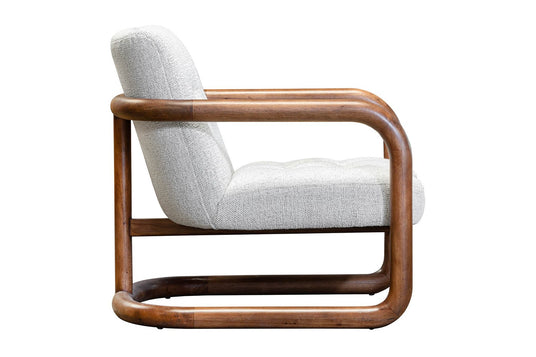 Corwin Fabric Accent Chair - Compact, Comfortable Proportions