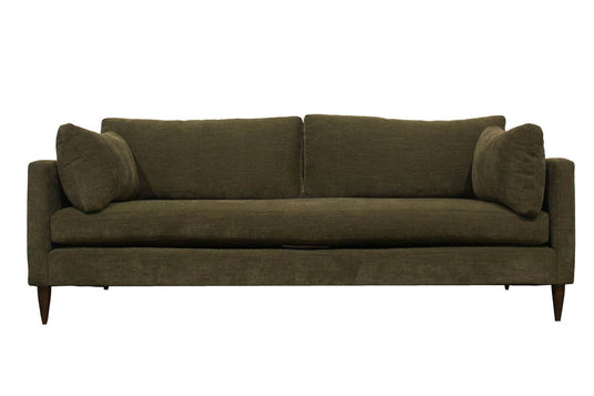 Darby Woven Fabric Mid-Century Modern Sofa - Cushions You Can Refresh