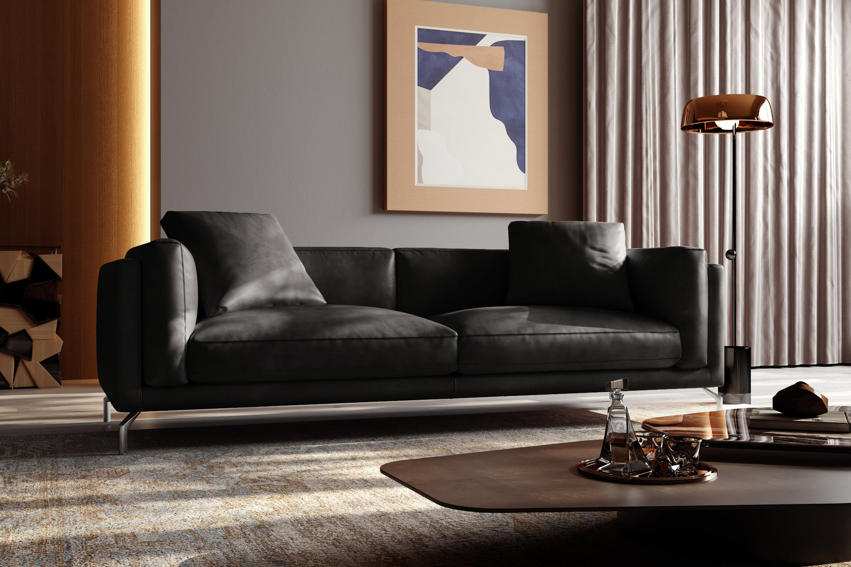 Zadar Leather Sofa