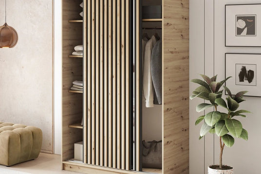 Shelves on One Side