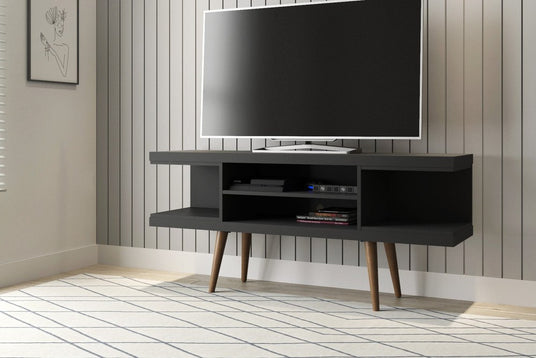 Black and Wood Contrast