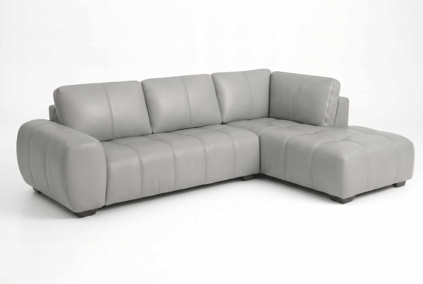 Evelina Leather Sectional Sofa