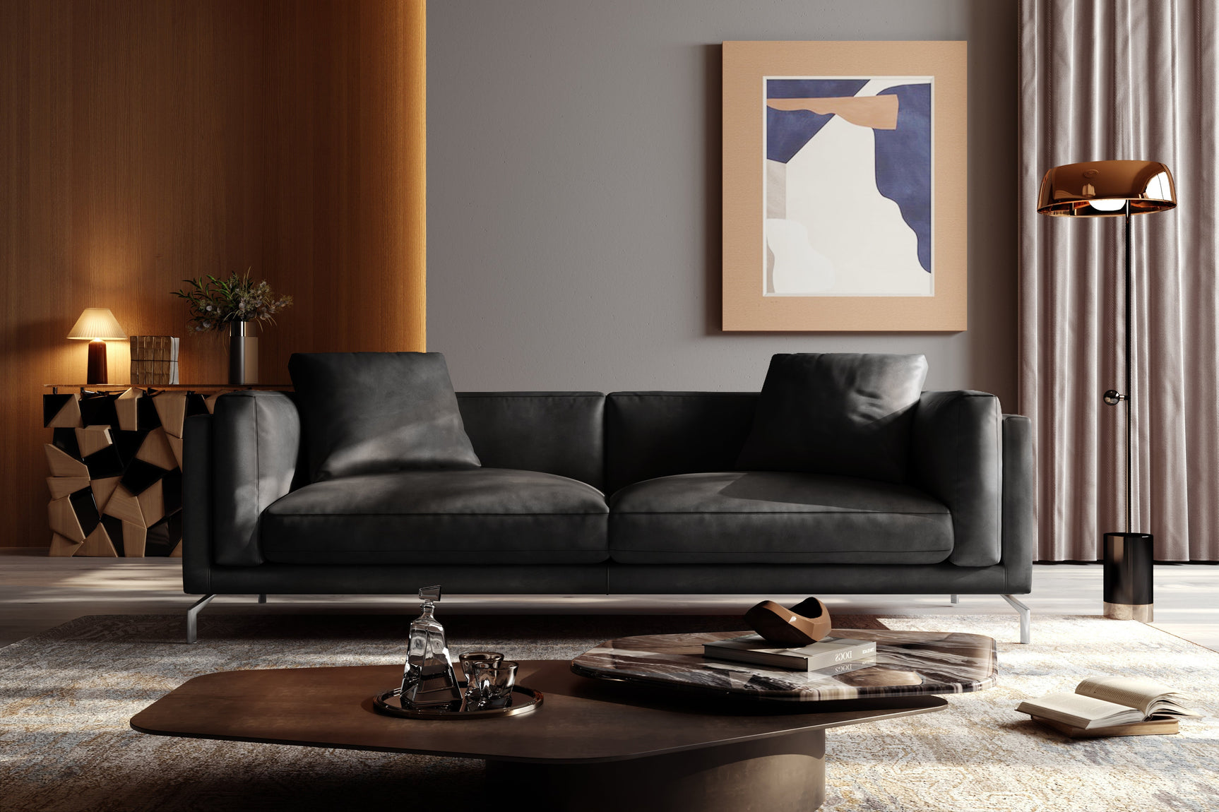 Zadar Leather Sofa