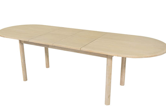 Ilaria Acacia Extendable Oval Dining Table - From Weeknights to Holidays