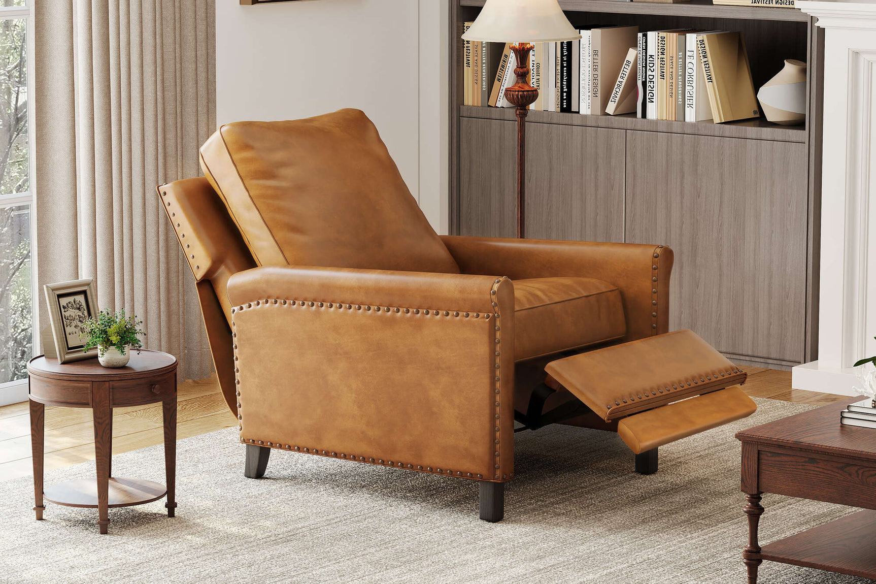 Jovany Leather Recliner Chair