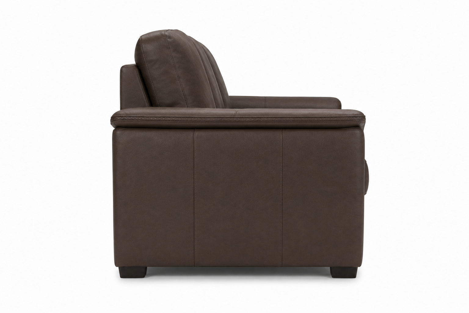 Valencia Laurent Leather Sofa With Console