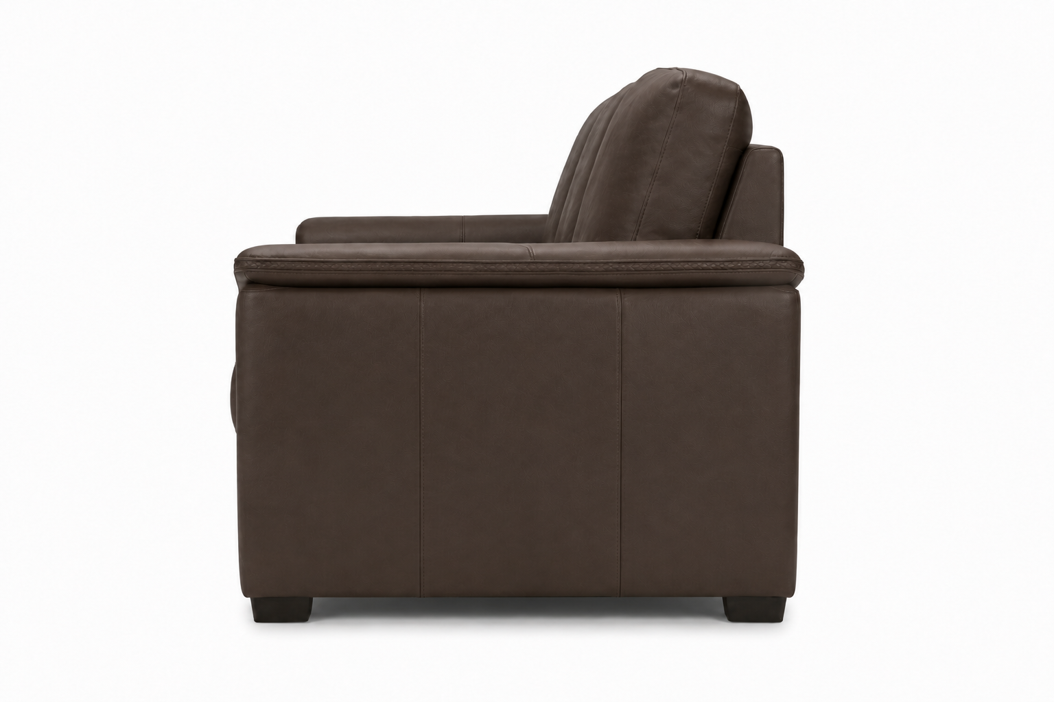 Valencia Laurent Leather Sofa With Console