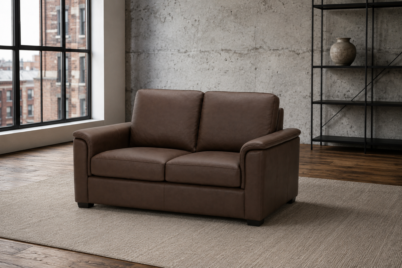 Valencia Laurent Leather Sofa