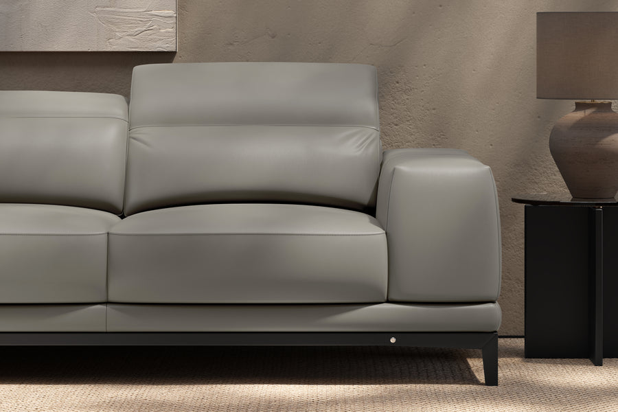 Valletta Leather Corner Sectional Sofa