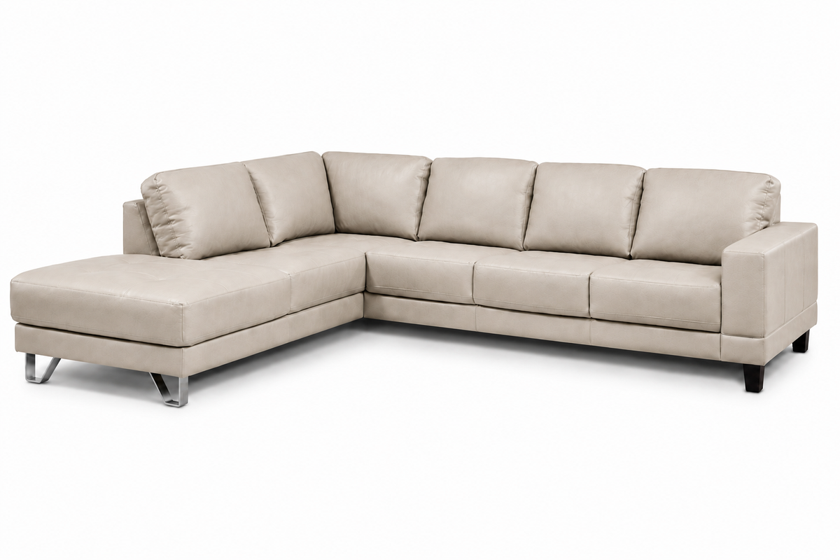 Lucien Leather Sectional Sofa
