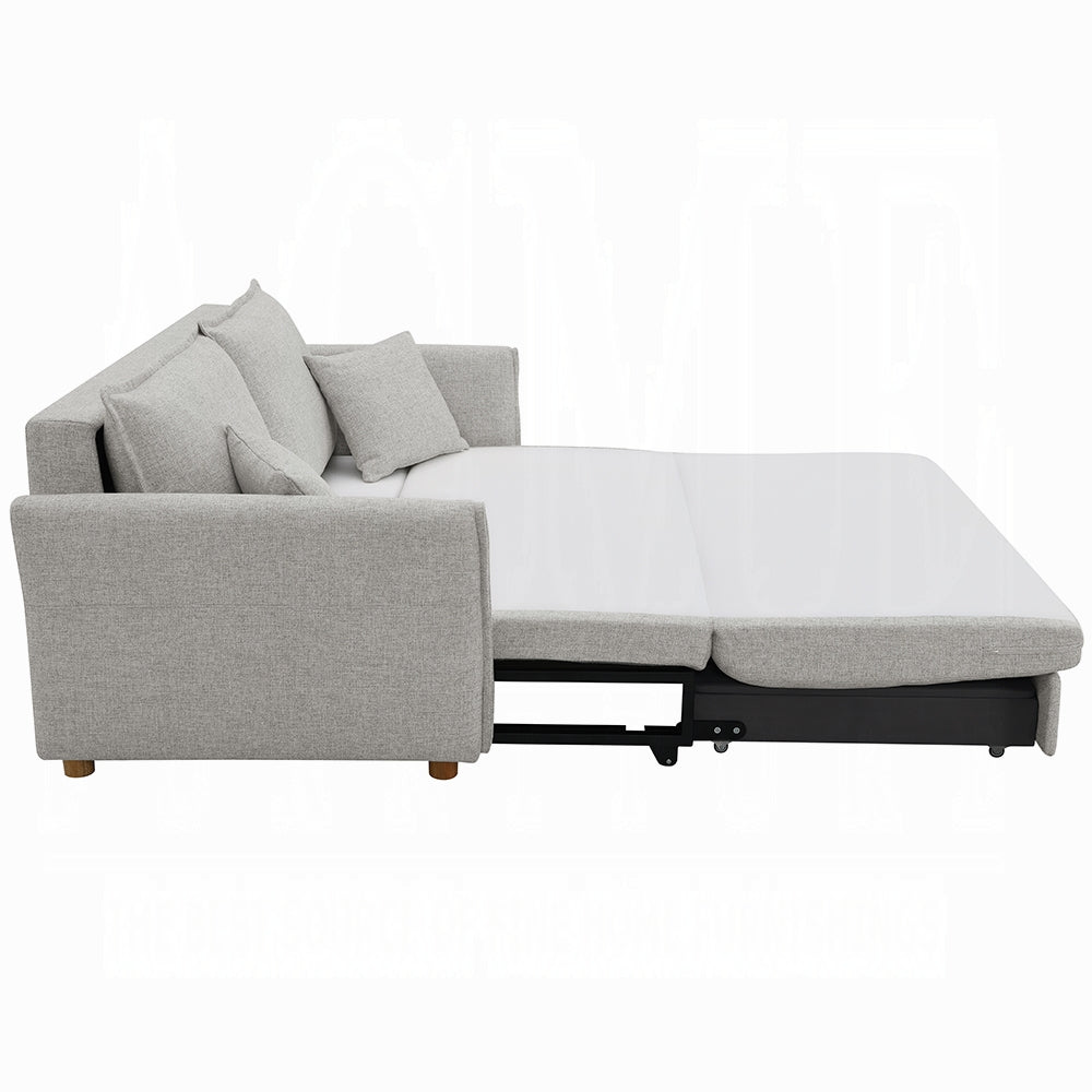 Oran Condo Size Sleeper Sofa w/Storage - Grey