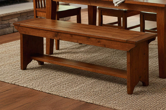 Novella Reclaimed Pine 61-Inch Dining Bench - Made for the Family Table