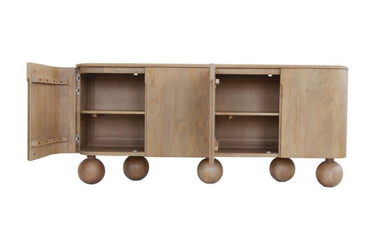 Orson Mango Wood Sideboard - Storage Behind Every Door