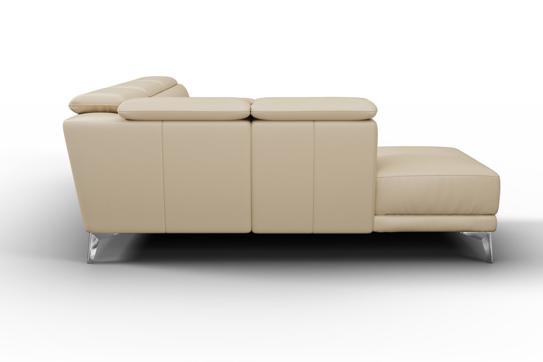 Pista Leather Reclining Sectional Sofa