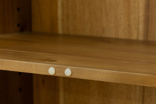 Prescott Arched Glass Door Display Cabinet - Shelves That Move with You