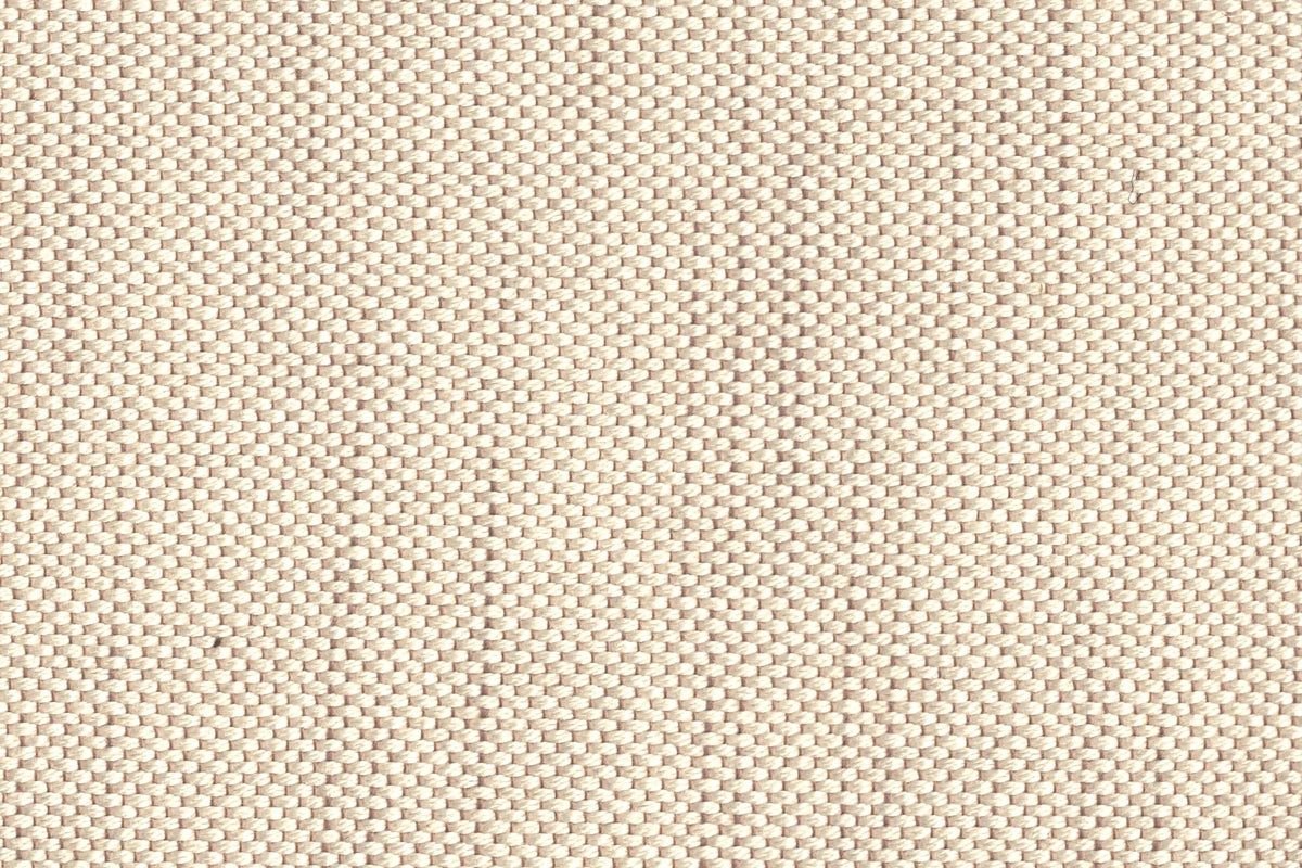 Close-up of Soren's beige woven polyester upholstery