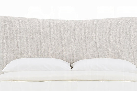 Curved Chenille Headboard