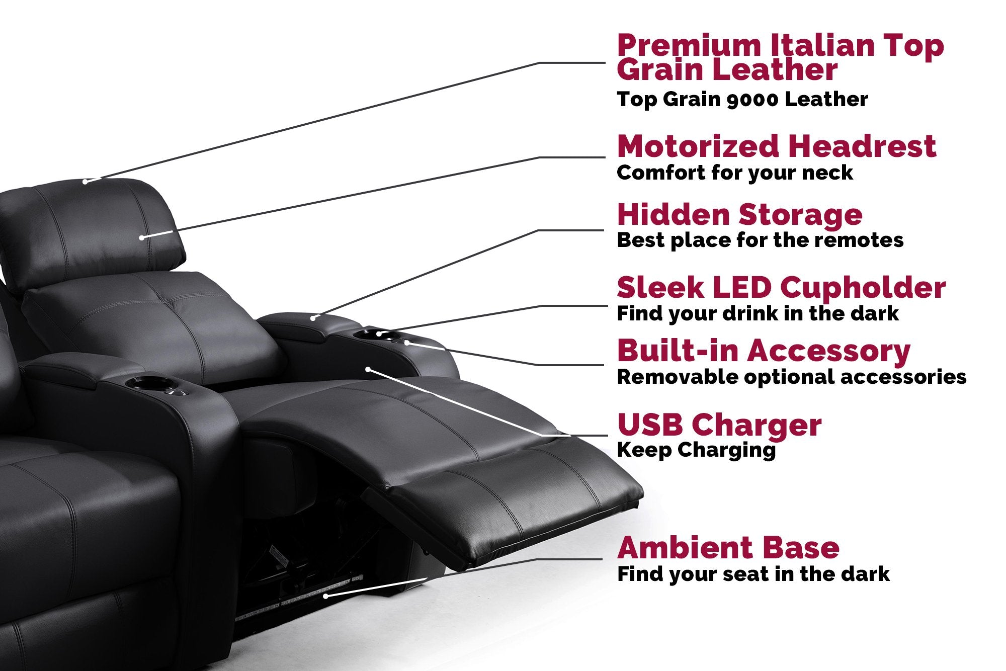Verona Power Headrest