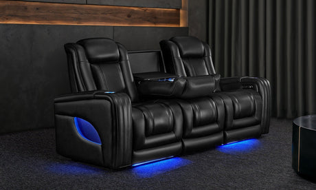 Valencia Cyber Console gaming and home theater seating