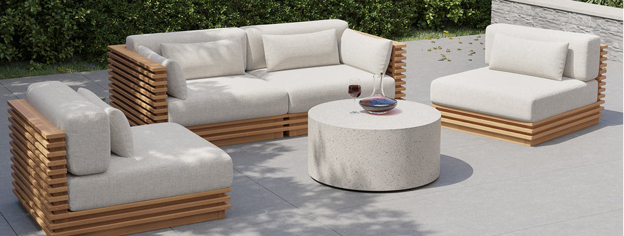 How to Create a Comfortable Patio with Valencia Outdoor Sofas, Tables, and Chairs