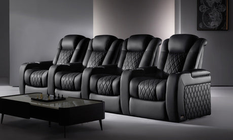 Valencia Tuscany Luxury home theater seating in a Canadian living room