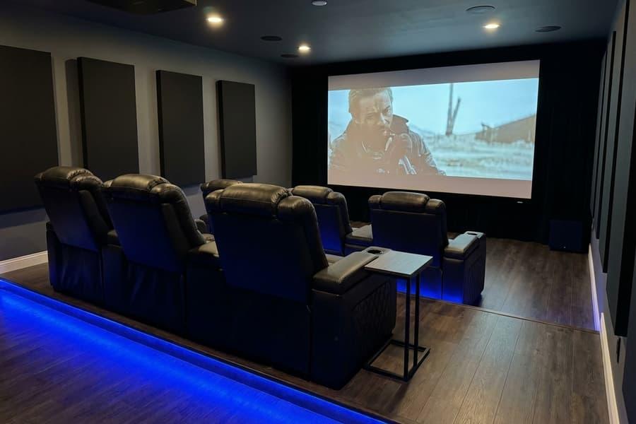 Home Theater Design Ideas That Make a Room Feel Cinematic(not show room)