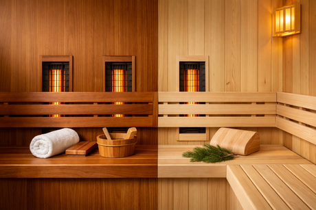 Benefits of Okoume Wood and Hemlock Interior in Infrared Saunas