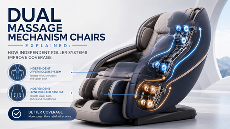 Dual Massage Mechanism Chairs Explained: How Independent Roller Systems Improve Coverage