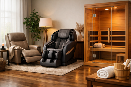 Home Wellness Furniture Buying Guide: Recliners, Massage Chairs, Saunas, and Room Planning