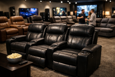Home Theatre Seating in Calgary & Edmonton: What's Available Near You