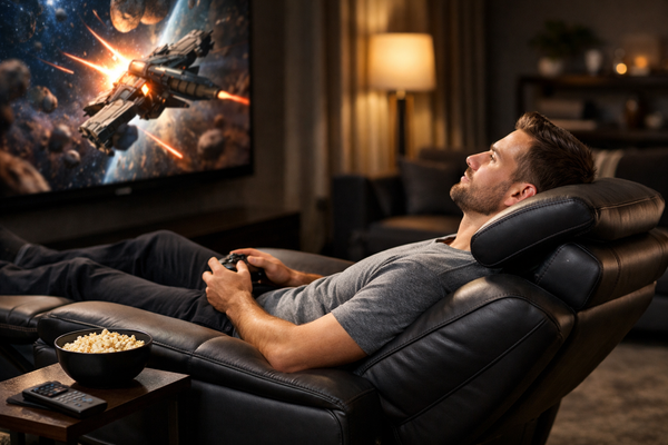 Power Headrest and Zero Gravity Seating: How Neck Angle Affects Long-Session Comfort