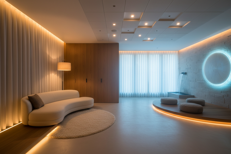 Wellness Room Lighting Design: Color Temperature, Dimming, and Relaxation Zones