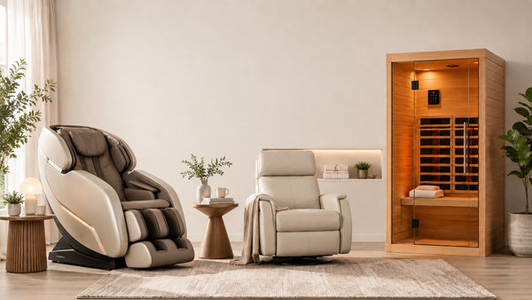 How to Choose Between a Massage Chair, Wellness Recliner, and Infrared Sauna