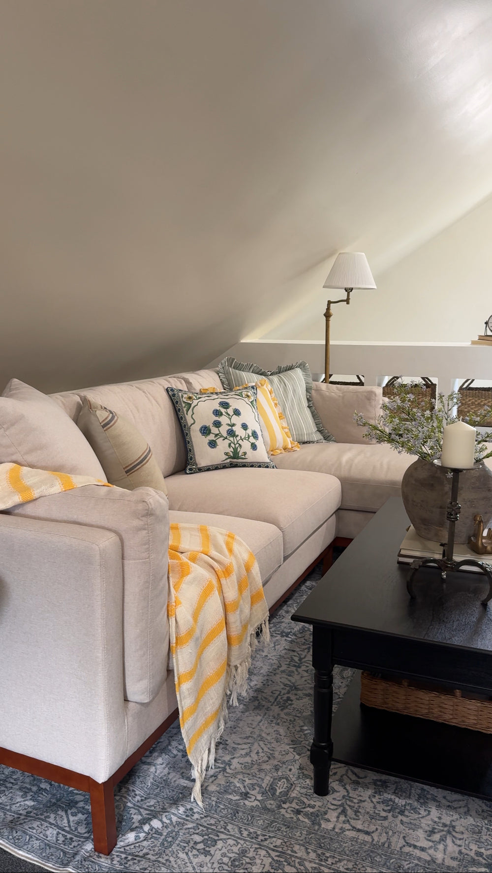 Bergen Fabric Sectional Sofa