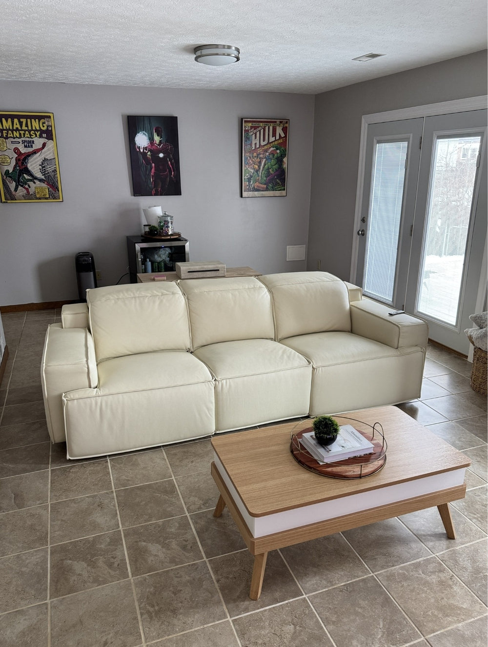 Valentina Leather Recliner Sectional Sofa