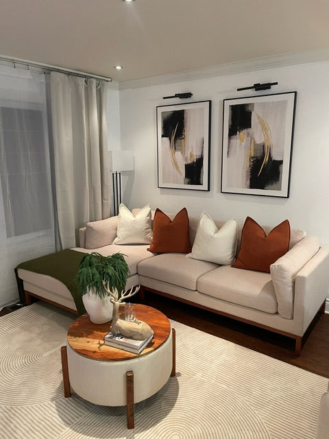 Bergen Fabric Sectional Sofa