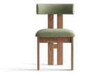 Carlo Faux Mohair Velvet Dining Chair (Set of 2)