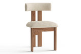 Carlo Boucle Fabric Dining Chair (Set of 2)
