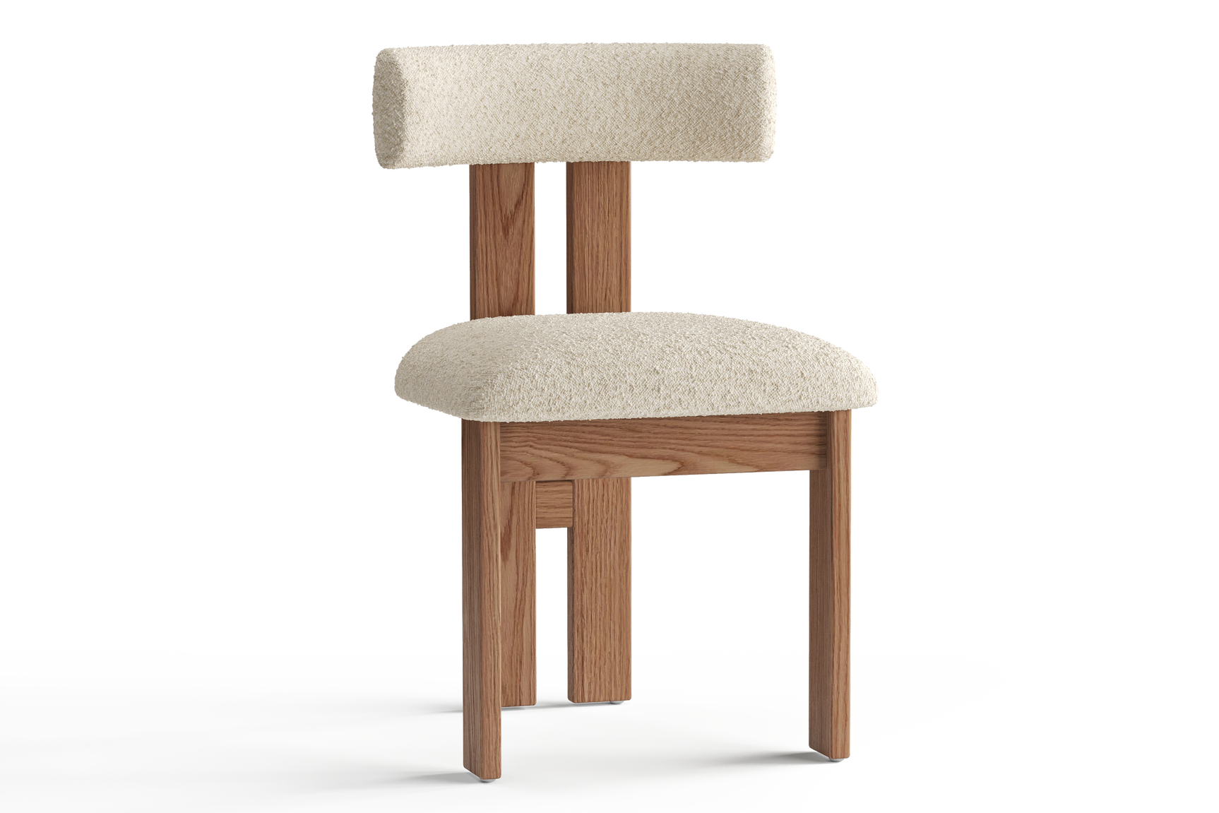 Carlo Boucle Fabric Dining Chair (Set of 2)