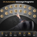 Costway 4D Zero Gravity SL Track Massage Chair with Heater and Airbag Massage