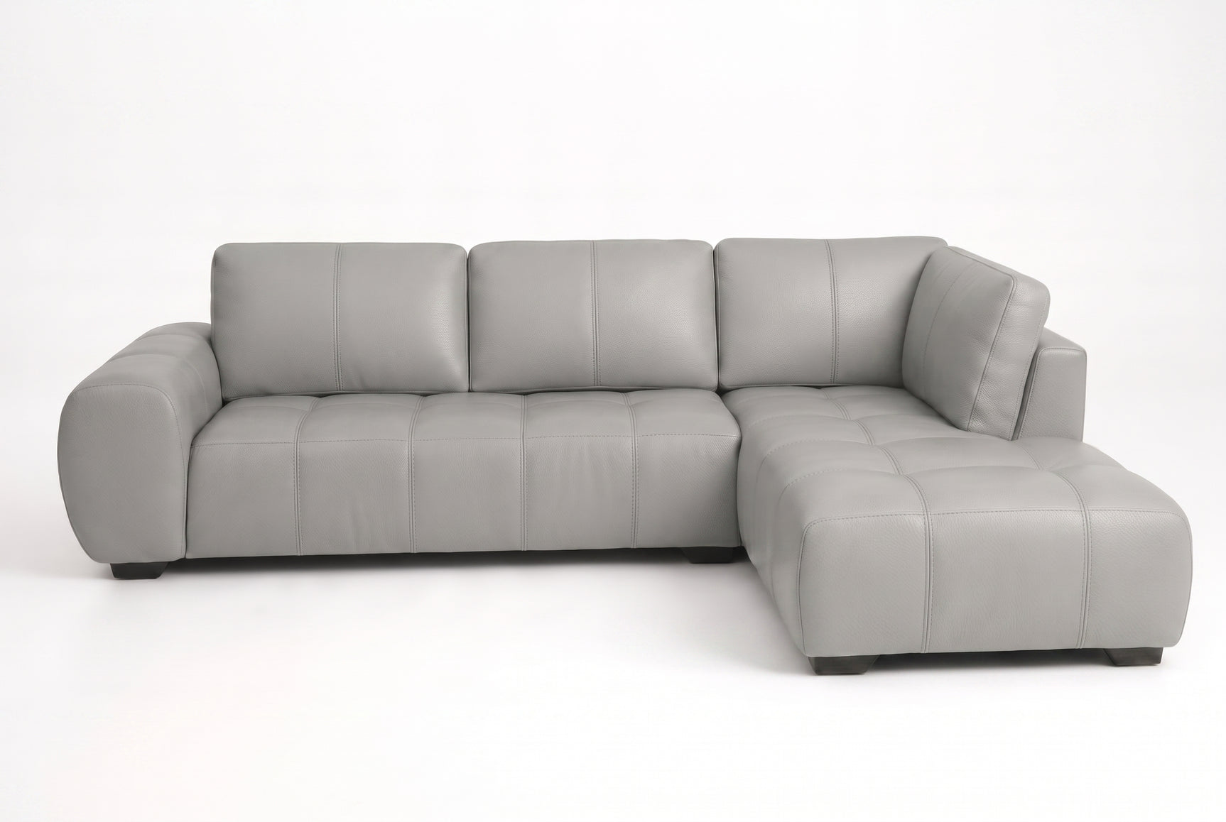 Evelina Leather Sectional Sofa