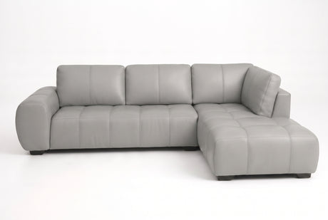 Evelina Leather Sectional Sofa