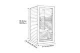 Valencia Aura™ 1-Person Full Spectrum Infrared Sauna | Low-EMF Hemlock