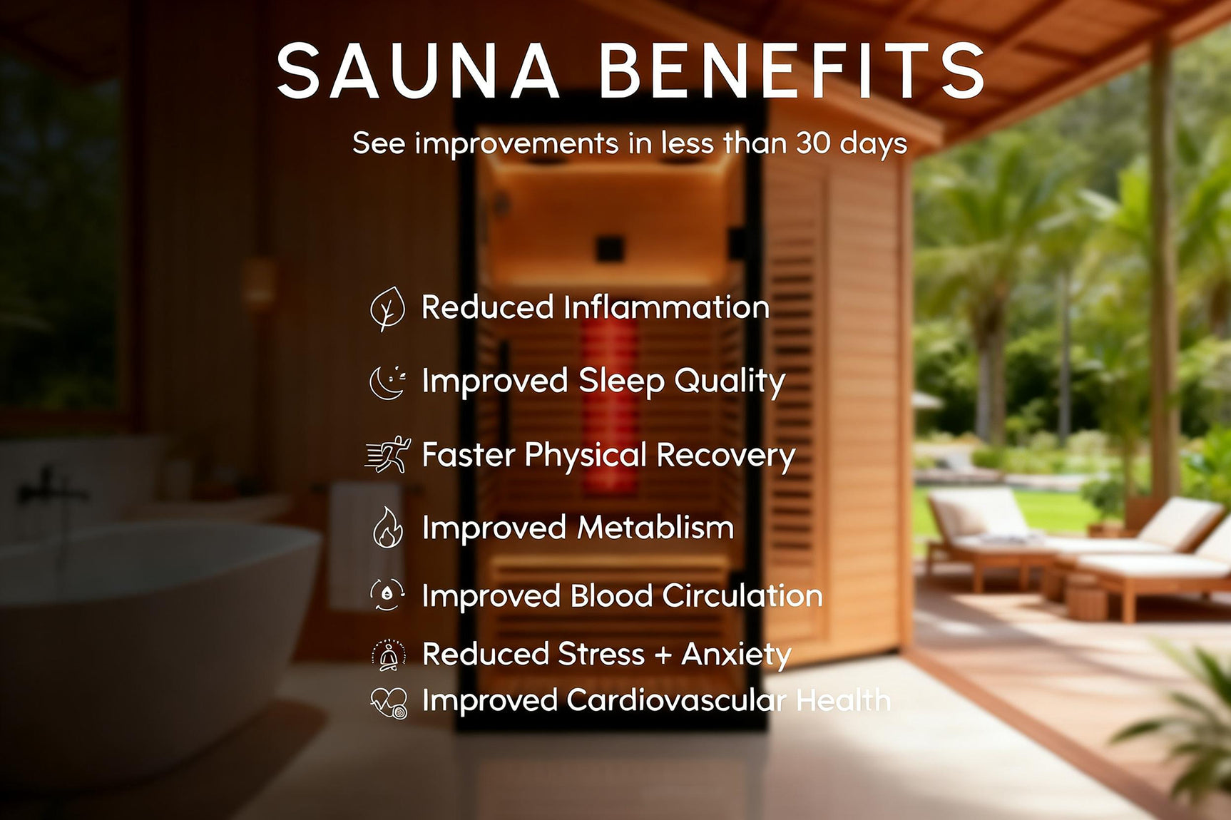 Valencia Aura™ 1-Person Full Spectrum Infrared Sauna | Low-EMF Hemlock